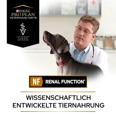 Purina Pro Plan Veterinary Diets. NF Renal Function. Wissenschaftlich entwickelte Tiernahrung.