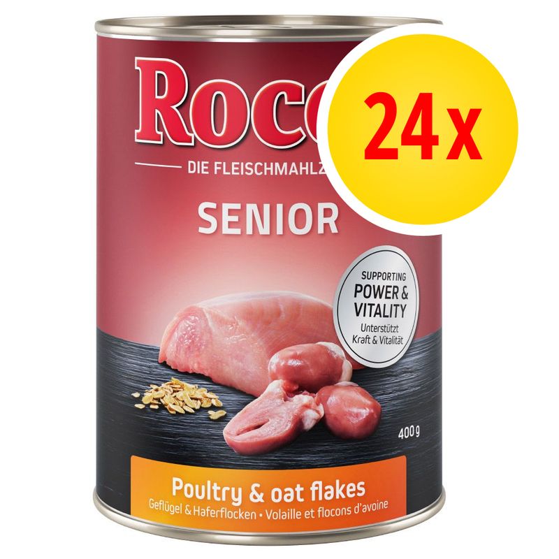 Fai scorta! Rocco Senior 24 x 400 g umido per cane
