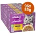 Lot économique Whiskas 1+ Aromatic Selection 96 x 85 g