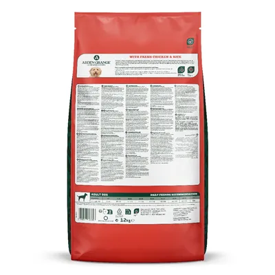Arden Grange Daily 1+ Adult with Fresh Chicken & Rice - Economy Pack: 2 x 12kg Arden Grange Daily 1+ Adult with Fresh Chicken & Rice - Economy Pack: 2 x 12kg