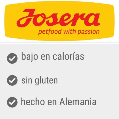 Josera petfood with passion. Bajo en calorías, sin gluten, hecho en Alemania.