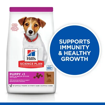 Hill`s Science Plan Puppy Small & Mini Lamb & Rice