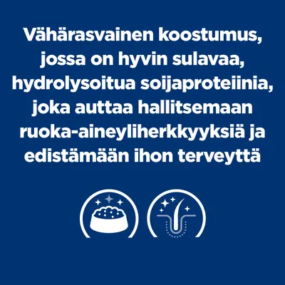 Hill's Prescription Diet z/d Food Sensitivities Low Fat Hydrolysed Soy