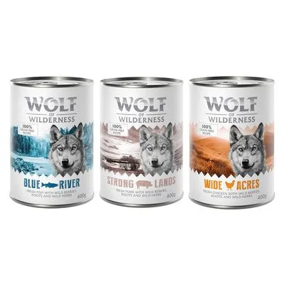 Sparpack Wolf of Wilderness Adult - Single Protein 12 x 400 g