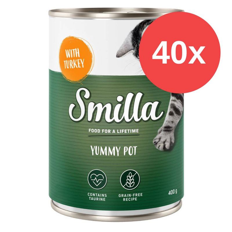 Fai scorta! Smilla Yummy 40 x 400 g Alimento umido per gatti