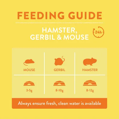 Burgess Excel Hamster, Gerbil & Mouse Nuggets - 750g Burgess Excel Hamster, Gerbil & Mouse Nuggets - 750g