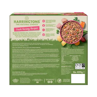 Harringtons Complete Adult Grain-Free - Fresh Variety Recipes - 16 x 400g Harringtons Complete Adult Grain-Free - Fresh Variety Recipes - 16 x 400g