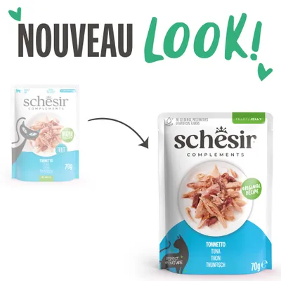 Schesir Complements Filet en gelée 6 x 70 g en sachets