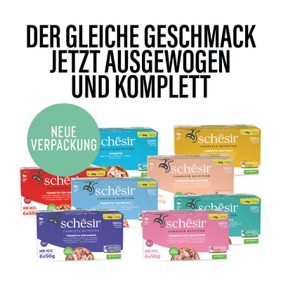 Sparpaket Schesir Complete Nutrition Filet in Gelee 24 x 50 g