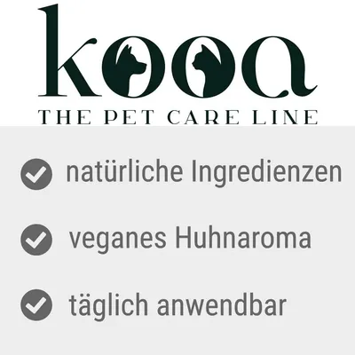 kooa. Natürliche Zutaten, veganes Huhnaroma, täglich anwendbar.