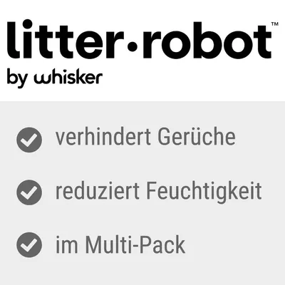 litter-robot by whisker. Verhindert Gerüche, reduziert Feuchtigkeit, im Multi-Pack.