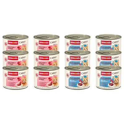 Ekonomipack: animonda Carny Adult 24 x 200 g