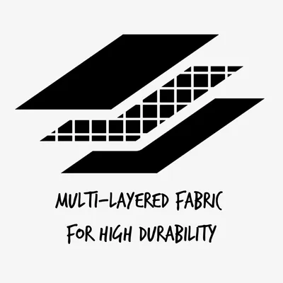 Multi-layered fabric for high durability