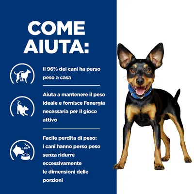COME AIUTA: Il 96% dei cani ha perso peso a casa. Aiuta a mantenere il peso ideale e fornisce l’energia necessaria per il gioco attivo. Facile perdita di peso senza ridurre porzioni.