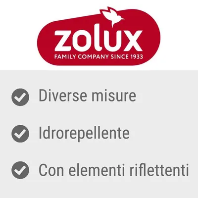 zolux FAMILY COMPANY SINCE 1933. Diverse misure, idrorepellente, con elementi rifrangenti.