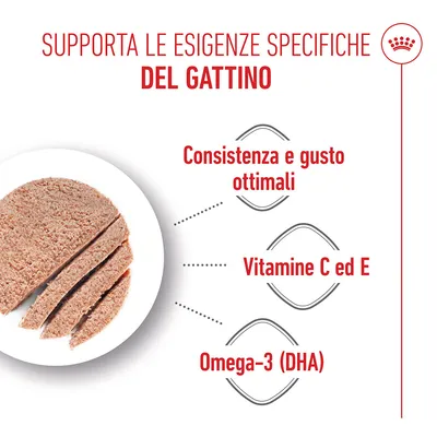 Royal Canin Kitten umido in Mousse per gatti