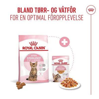 Royal Canin Sterilised Kitten i gelé Royal Canin Sterilised Kitten i gelé