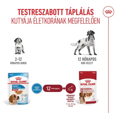 Royal Canin Medium Puppy szószban Royal Canin Medium Puppy szószban