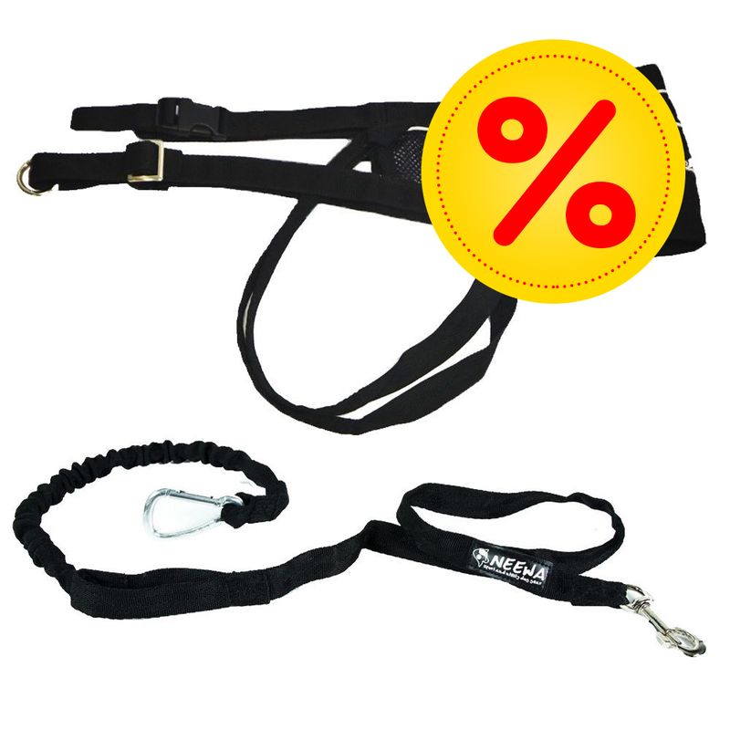 Kit NEEWA canicross: cinturón + línea de tiro