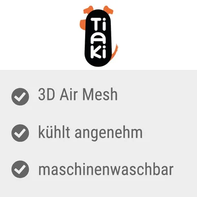Tiaki. Eigenschaften: 3D Air Mesh, kühlt angenehm, maschinenwaschbar.