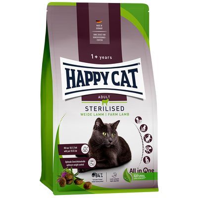 Happy Cat Sterilised Adult Weide-Lam Kattenvoer
