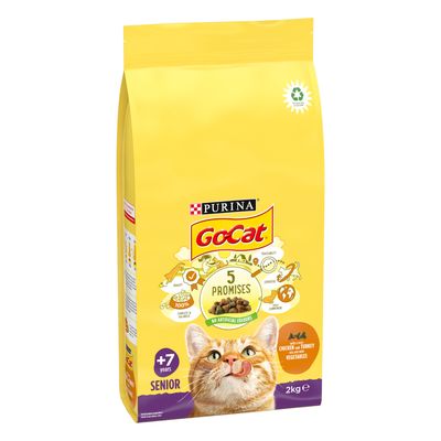 Go Cat Senior Chicken, Rice & Vegetables 2kg