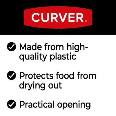 CURVER. Made from high-quality plastic, protects food from drying out, practical opening. CURVER. Made from high-quality plastic, protects food from drying out, practical opening.