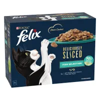Felix Deliciously Sliced Saver Pack 24 x 80g - Fish Selection in Jelly
