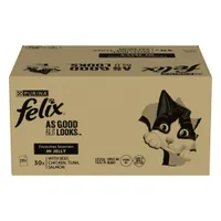 Felix As Good As It Looks Mega Pack 120 x 85g - Favourites Selection in Jelly