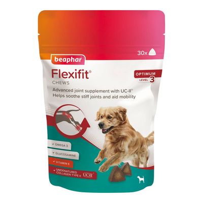 beaphar Flexifit® Optimum UC-II® Joint Supplement Chews for Dogs 30 Chews