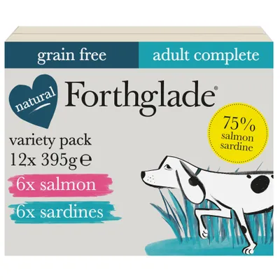 Forthglade Complete Meal Grain-Free Adult Dog - Fish Case - 12 x 395g