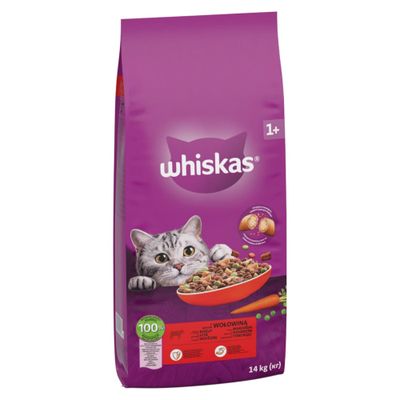 Whiskas 1+ hovězí