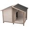 Caseta para perros Trixie Natura con terraza M/L: 130 x 100 x 105 cm (An x P x Al) - gris (* 2 paquetes)
