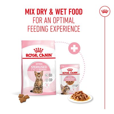 Royal Canin Kitten Sterilised σε Σάλτσα