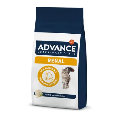 Advance Veterinary Diets Renal, für Katzen mit Niereninsuffizienz, mit Reis und Rübenschnitzel.