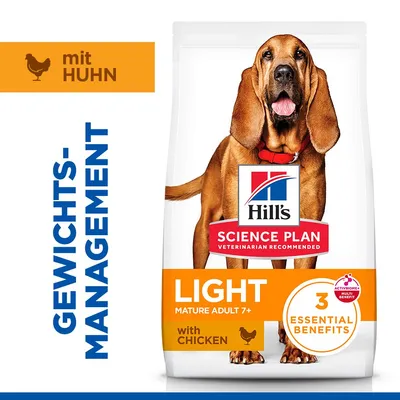 Hill's Science Plan Mature Adult 7+ Medium Light mit Huhn - 14 kg