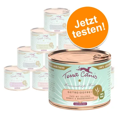 Terra Canis Hundefutter, getreidefrei, Pute mit Sellerie, Kürbis & Brunnenkresse, laktosefrei, 100% Natur. Jetzt testen!