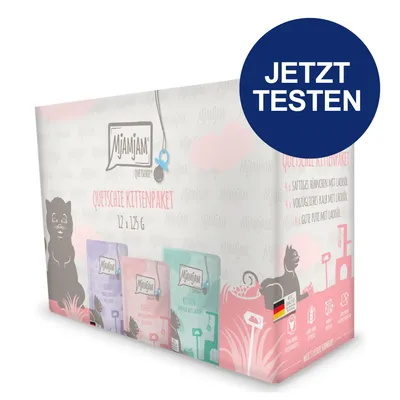 Probierpaket MjAMjAM Kitten 12 x 125 g - Mix (3 Sorten gemischt)