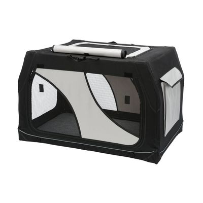 Trixie Hundebox faltbar Friends on Tour Mobile Kennel Vario B 61 x T 46 x H 43 cm (Größe S)