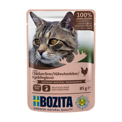 Bozita falatok aszpikban, tasakos 24 x 85 g - Csirkemáj