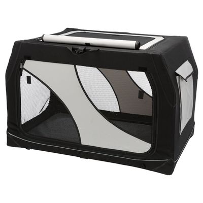 Trixie Hundebox faltbar Friends on Tour Mobile Kennel Vario B 91 x T 61 x H 58 cm (Größe M-L)