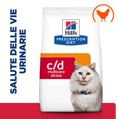Hill's Prescription Diet c/d Multicare Stress Urinary Care secco - Pollo 1,5 kg