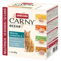 animonda Carny Ocean 12 x 80 g Kattenvoer - Ocean Mix II (4 soorten)