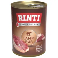 RINTI Single Protein -säästöpakkaus 24 x 400 g - lammas