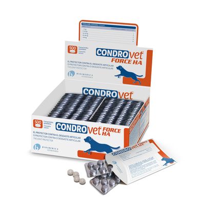 Condrovet Force HA condroprotector para perros 500 comprimidos