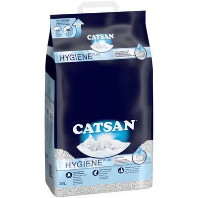 Catsan Hygiene Plus Non-Clumping Odour Control Cat Litter - 20l Catsan Hygiene Plus Non-Clumping Odour Control Cat Litter - 20l