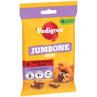 PEDIGREE® JUMBONE™ Mini Adult Small Dog Treats Beef & Poultry - 160g (4 chews)