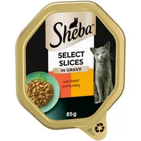Sheba Select Slices Trays - Beef in Gravy (22 x 85g)