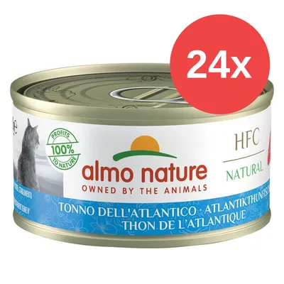 Almo Nature HFC Natural, Atlantikthunfisch, 24x Dosen, Profits 100% to Nature.
