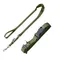 Lot HUNTER London : collier + laisse, vert olive pour chien Vario Basic taille S + laisse 200 x 1 cm